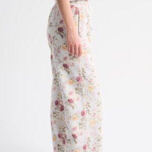 ABERCROMBIE & FITCH Women's High Rise Sunday Wide Leg Floral Sweatpants NWT XS
